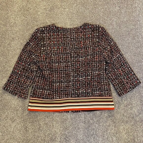 Isabella Suits Women's Jacket Coat Size 14 Check Full Zip Long Sleeves EUC - Picture 4 of 8